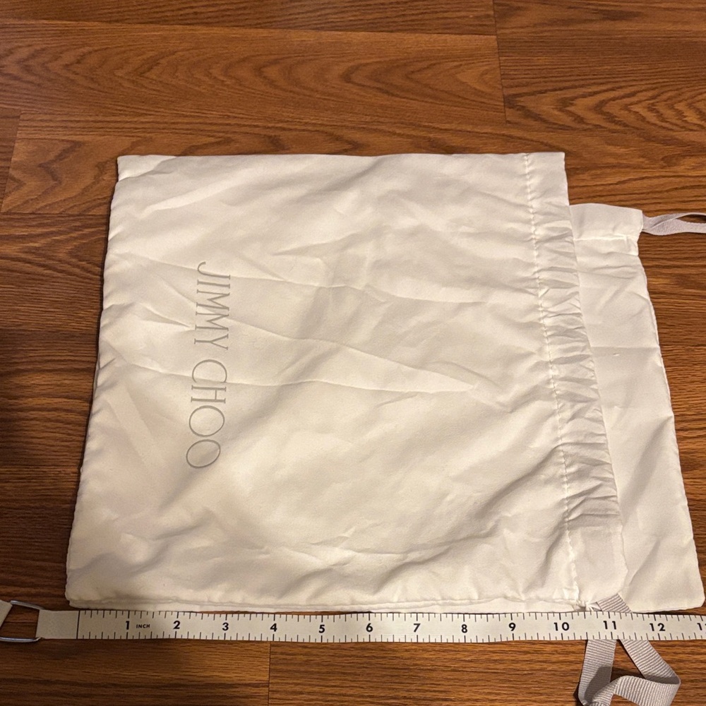 Jimmy Choo Cream Dust Bag